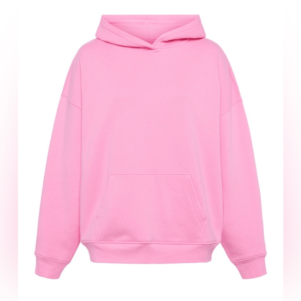 NEW NUUDS BUBBLE GUM PINK VINTAGE FLEECE HOODIE SMALL